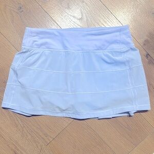 Lululemon Pace Rival Skirt light blue size 4, used, good condition